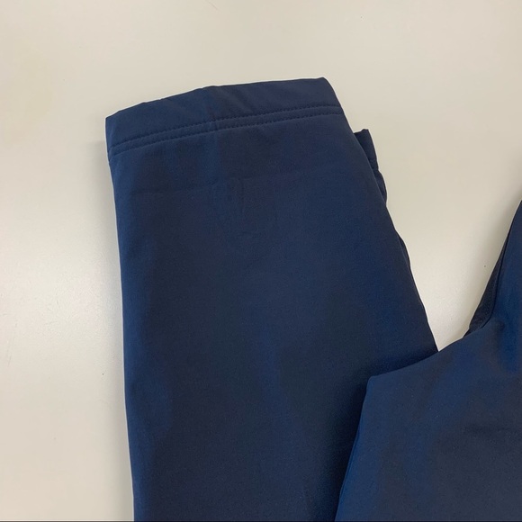 Talbots Women’s Black Nylon Cargo Elastic Drawstring Waist Pockets Lined Pants S - Picture 2 of 10